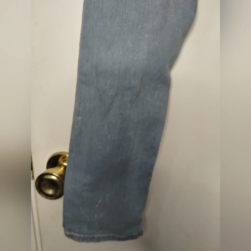 Levi's Denizen Taper Distressed Blue Jeans Size‎ 14 Regular Big Kids